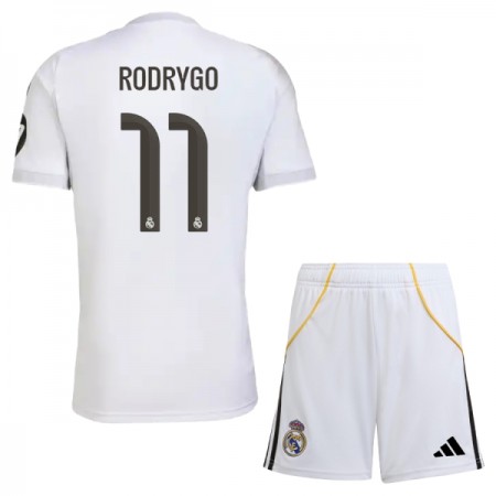 Real Madrid Rodrygo 11 Barn Hjemmedrakt 2025-26 Kortermet Real Madrid Rodrygo 11 Barn Hjemmedrakt 2025-26 Kortermet